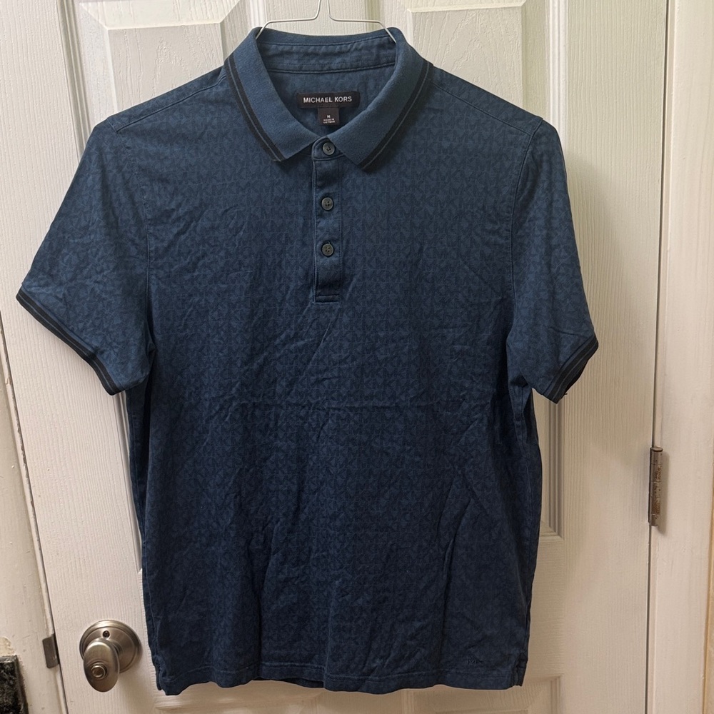 Michael Kors Men's Navy Polo Shirt